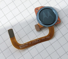 Сканер отпечатка пальцев шлейф Motorola Moto E7 (2020) синий
