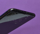 Корпус рамка боковая со стеклом камеры Apple iPhone XS Max золото gold А-сток чёрный - фото 3