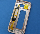 Рамка корпус Samsung Galaxy S7 Edge розовый (А-сток) - фото 2