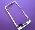 Рамка дисплея Motorola Moto X Style белая (А-сток)