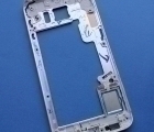 Рамка корпуса Samsung Galaxy S6 Edge серебро - фото 2