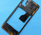 Рамка боковая часть корпуса Samsung Galaxy A51 чёрная prism crush black (А-сток) антенны сети