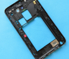 Рамка корпуса боковая Samsung Galaxy Note I717 А-сток серая - фото 3