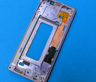 Рамка корпусу бокова Samsung Galaxy Note 9 n960f рожева оригінал (А-сток) Lavender Purple