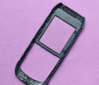 Стекло экрана Nokia 1616 в рамке тёмно-синей (передняя часть) А-сток - фото 2