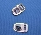 Стекло на камеру Samsung Galaxy S7 Edge розовое