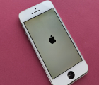 Дисплей (екран) Apple iPhone 5s (B-сток) білий оригінал з розборки (невеликі плями)