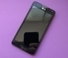 Дисплей (экран) LG Optimus F6 рамке чёрный