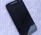 Дисплей (екран) Motorola Moto E2 оригінал чорний (А-сток)