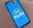 Дисплей під відновлення (биток) Motorola Moto G Power 2020 дефектний (скло з тріщинами)