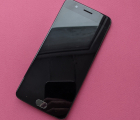 Дисплей (экран) OnePlus 5 в рамке + сканер отпечатка А-сток чёрный