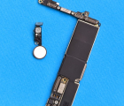 Материнська плата дефектна Apple iPhone 7 (icloud lock, a1660, 32gb) + сканер відбитку