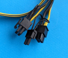 Кабель живлення PCI-EX 6 pin на 8 pin + 6+2 pin для модульного блоку живлення - фото 2