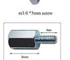 Гвинт і стійка для SSD NVME M.2 на материнську плату MSI (6 мм) - фото 2