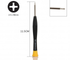 Thumb Screwdriver Cross 2.5 X 30mm  Yellow And Black