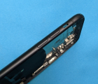 Рамка корпуса Apple iPhone XR боковая А-сток (стекло битое) чёрная