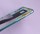 Рамка корпусу бокова з антенами мережі і NFC для Samsung Galaxy A51 Prism Crush Blue блакитна (А-сток) - 3