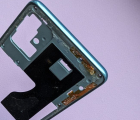 Рамка корпусу бокова з антенами мережі і NFC для Samsung Galaxy A51 Prism Crush Blue блакитна (А-сток) - 5