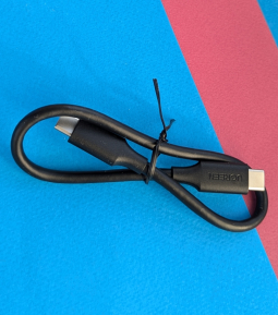 Кабель USB-C / USB-C короткий UGREEN (30см. 60вт. USB 3.2)