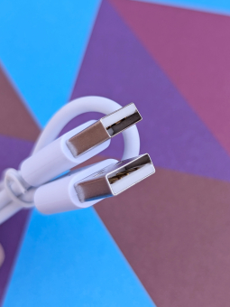 Usb Type A To Type A Short White 2