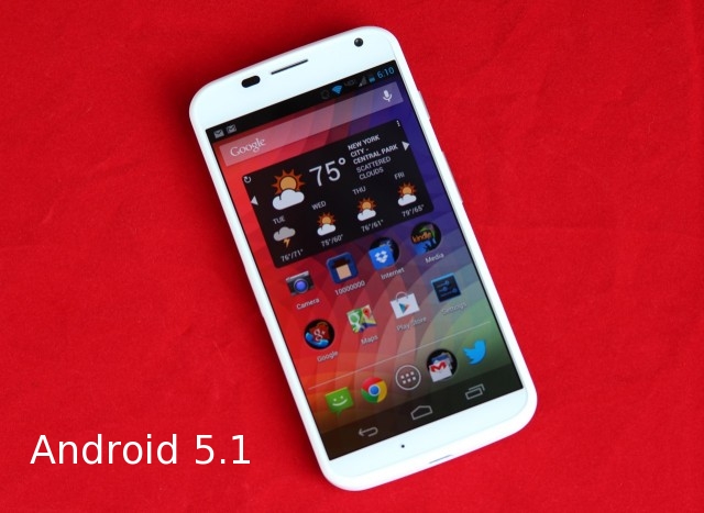 Moto X1 Android 5.1